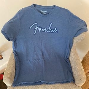 LUCKY BRAND "Fender Spaghetti Logo" T-Shirt 100% Cotton XXL